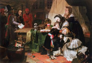 Marie Antoinette en haar kinderen door Edward Matthew Ward